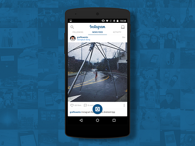 Instagram App Navigation UI Re-design (Android)