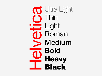 Helvetica Family font helvetica poster type typography