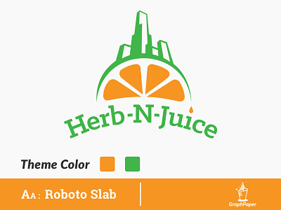 Herb-N-Juice Logo Design app logo bar logo branding business logo cafe logo illustration juice logo logo art logo inspiration minimal logo design mocktail quick logo restaurant logo shop logo symbol icon design