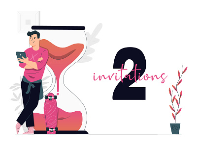 2 Dribbble Invites Giveaway brand identity branding debut dribble invitation dribble invite dribble invites dribble shot dribbler free invite giveaway graphpaper illustration invitations player player invite welcome