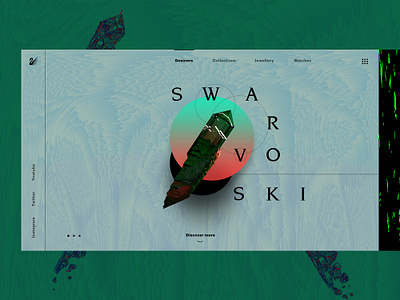 Swarowski AG design digital interaction design logo ui ux animation