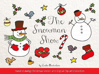 The Snowman Show - Christmas Hand Drawing Collection