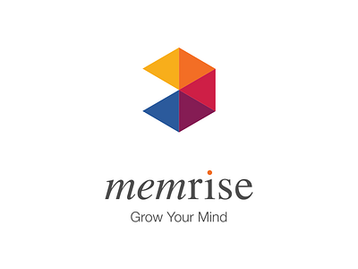 Memrise learning logo triangles website