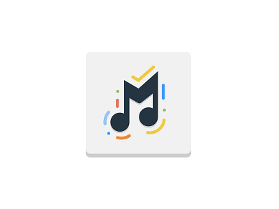 Make Music app icons illustration logo