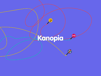 Kanopia icon illustration logo roonio ui vector