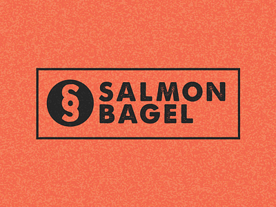 Salmon bagel logo