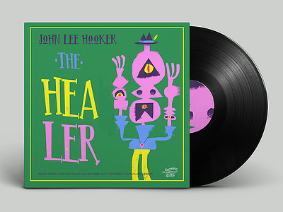 John Lee Hooker • The Healer blues johnleehooker record retro sleeve vintage