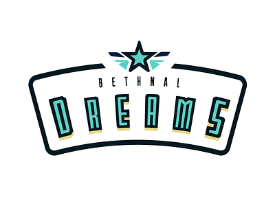 Bethnal Dreams basketball logo sports teal team