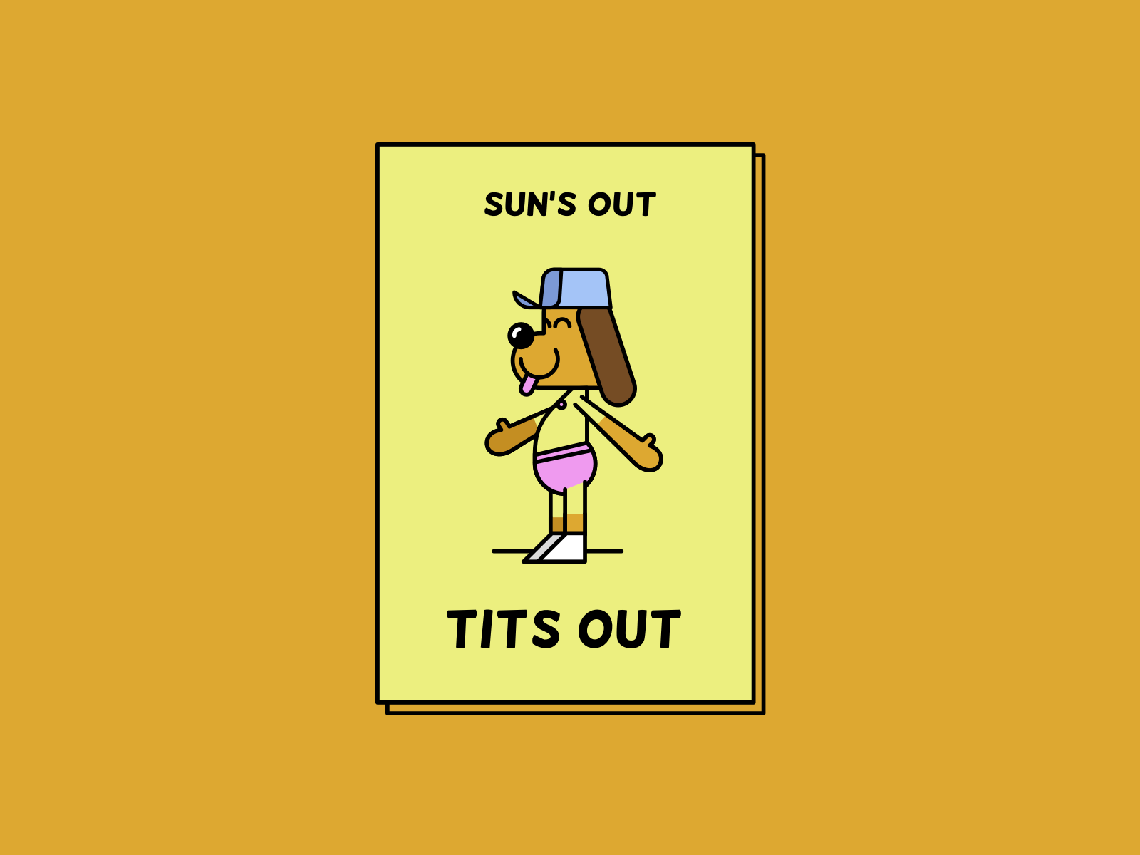 Tits Out by George Xanthos AKA Weirdink on Dribbble