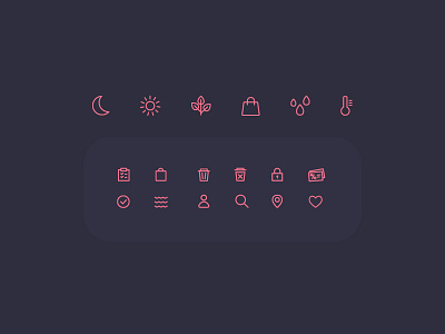 Icons Pack icon icon design icon set iconapp iconography icons icons pack line icons ui ui set ux web ui