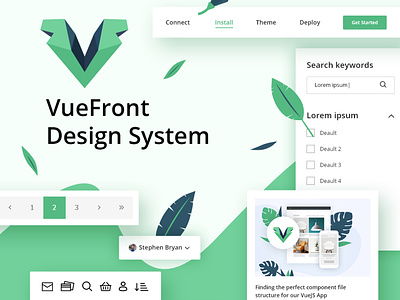 VF Design System atomicdesign designsystem ecommerce opencart prestashop ui ux vuefront vuejs wordpress