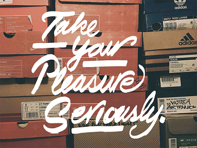 Seriously. hand lettering handwritten type