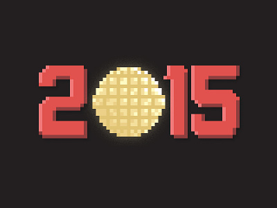 2015 2015 new year pixel art whatevs