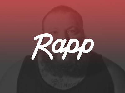 Rapp! hip hop logotype mobile app rap