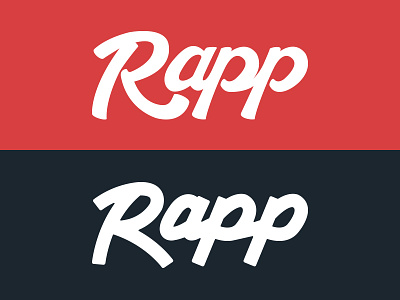 Rapp alternatives app logotype rap script