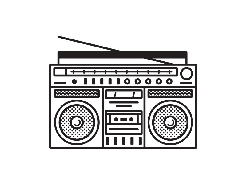 Music things-Boombox by Chris Salvador on Dribbble