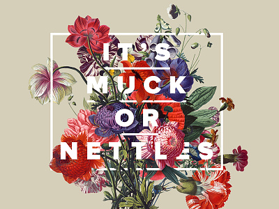 All or nothing flowers type wall paper
