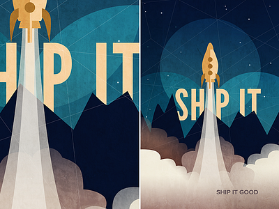Ship It. app delivery detroit labs launch mobile mobile apps rocket ship ship it shipping spacecraft spaceship
