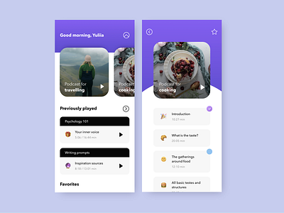 Podcast app app daily dailyui iphone mobile podcast ui ux