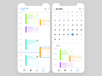 Calendars app calendar calendars mobile productivity ui ux