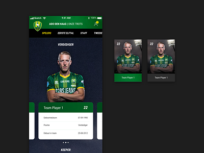 Football app details app football football app football club mobile ui ux