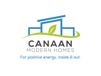 Canaan Logo branding design energy homes identity logo modern realtor