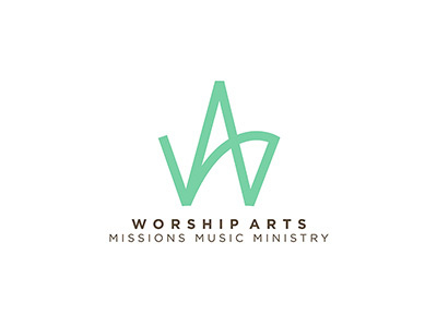 Worship Arts Logo branding design identity logo non profit