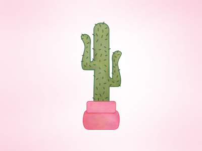Pink Cactus cactus illustration pink texture vector