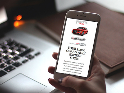 Audi Responsive Landing Page audi e mail blast landing page mobile responsive
