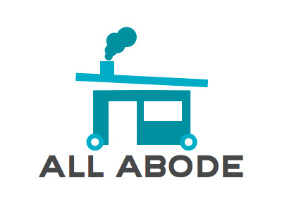 All Abode Logo Comp branding design homes identity logo modern realtor