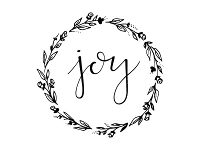 Joy Wreath! drawing holiday illustration ink joy micron pen wreath