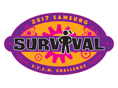 S.T.E.M. Survivor Logo female girl logo logo design science stem survivor theme vector