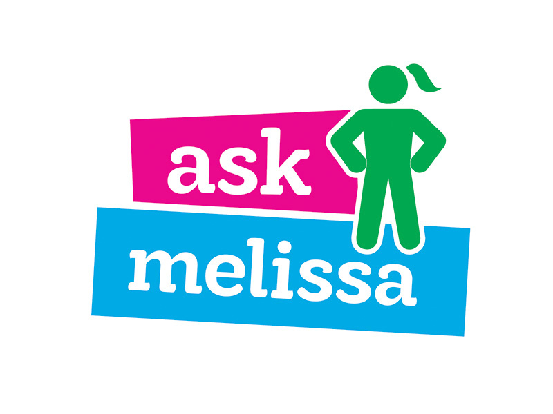 Logo for Ask Columnist girl color graphic design design logo design logo