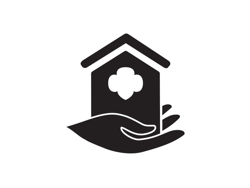 HACA Icon logo community girl scouts housing icon