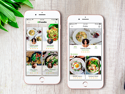 UI GFoodie by Ignacio Vasco on Dribbble