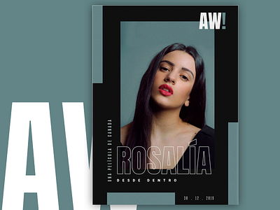 Poster Rosalía AW rosalia