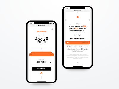 The Departure Bored digital interface interface design mobile ticket train ui uidesign user experience ux uxdesign webdesign