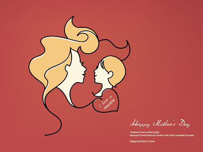 Happy Mother's Day download illustrator mom mother mothers day mummy wallpaper