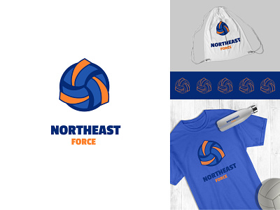 NorthEast Force clothing design design graphic logo logo symbol minimalism sports design sports logo