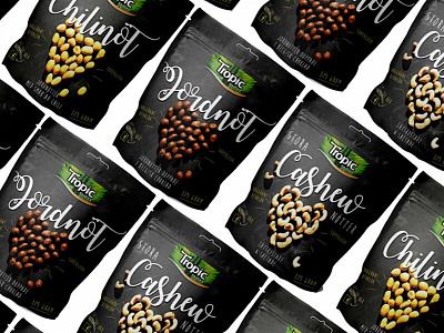 Tropic Snack art direction graphic design packaging rebranding