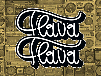 Flava Flava branding calligraphy custom type graphic design identity lettering logo logotype script type design typography
