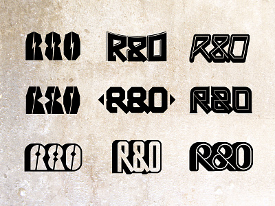 R&O branding custom type graphic design identity lettering logo logotype type type design typography