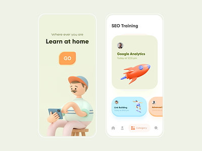 Learning app - learn at home