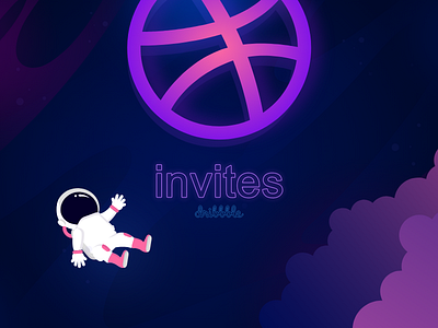 Dribbble Invites draft dribbbble dribbble invite dribbble invites illustration invites invites giveaway iran planet