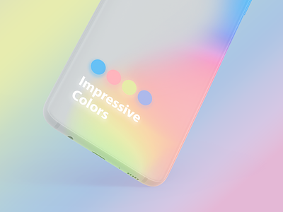 Impressive Colors adobe xd adobexd android application brand branding color color palette colors design gradient illustrator impressive mockup samsung