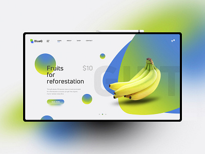 BlueQ design landingpage ui uidesign ux uxdesign website