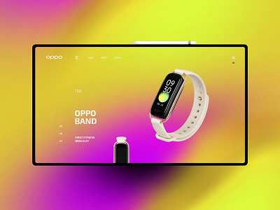 OPPO Band design landingpage ui uidesign ux uxdesign website