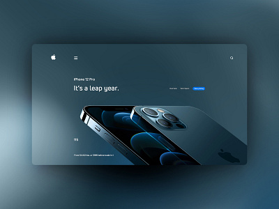 iPhone 12 Pro design landingpage ui uidesign ux uxdesign website