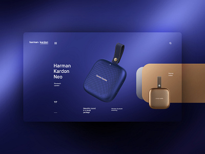 harman kardon design landingpage ui uidesign ux uxdesign website