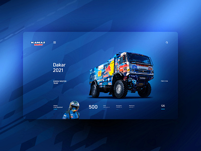 KAMAZ Master design landingpage ui uidesign ux uxdesign website